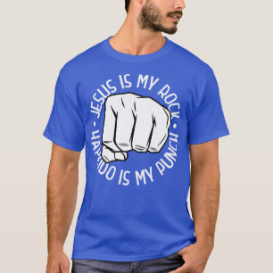 Jesus ist mein Rock Hapkido ist mein Stempel T-Shirt