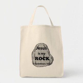 Jesus ist mein Rock Tragetasche
