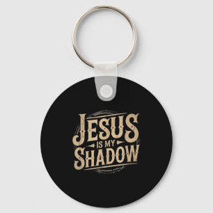 Jesus Ist Mein Schatten Religiöses Lustiges T-Shir Schlüsselanhänger