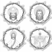 Jesus ist mein Set zum Heilen Aufkleber (Vorderseite)