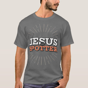 Jesus ist mein Spotter Christlich Gym Workout Funn T-Shirt