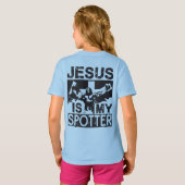Jesus ist mein Spotter T-Shirt (Schwarz voll)