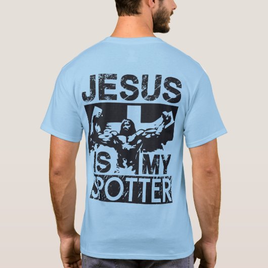 Jesus ist mein Spotter T-Shirt (Rückseite)