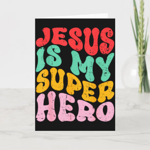 Jesus ist mein Superheld - Christlich religiös Karte