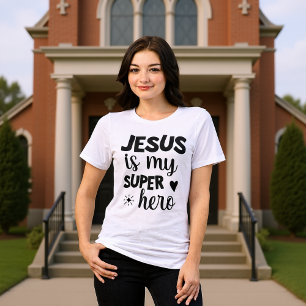 Jesus ist mein Superheld Modern Faith T-Shirt Tri-Blend Shirt