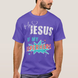 Jesus ist mein Superheld Niedlich mächtig Christli T-Shirt