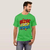Jesus ist mein Superheld T-Shirt (Vorne ganz)