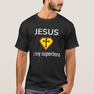 Jesus ist mein Superhelden Christliche Gift Religi T-Shirt