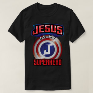 Jesus ist mein Superhelden-Design T-Shirt