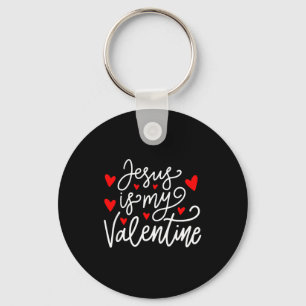 Jesus ist mein Valentins-Shirt Christliches Valent Schlüsselanhänger