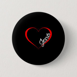 Jesus ist mein Valentinstag-Christ-Geschenk für Va Button