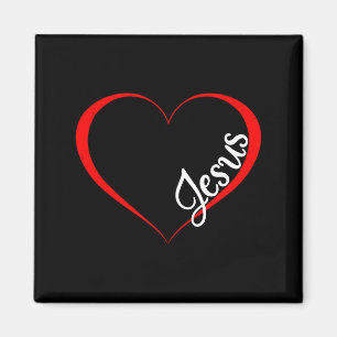 Jesus ist mein Valentinstag-Christ-Geschenk für Va Magnet