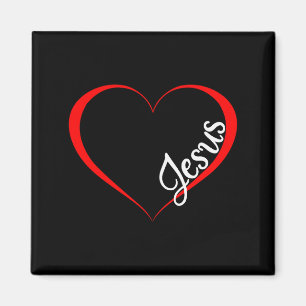 Jesus ist mein Valentinstag-Christ-Geschenk für Va Magnet