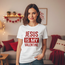 Jesus ist mein Valentinstag Christlich T-Shirt