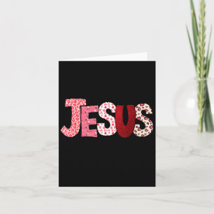 Jesus ist mein Valentinstag Christlicher Glaube Re Karte