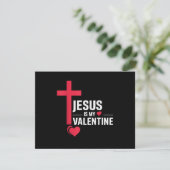Jesus ist mein Valentinstag Einladung (Stehend Vorderseite)