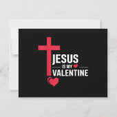 Jesus ist mein Valentinstag Einladung (Rückseite)
