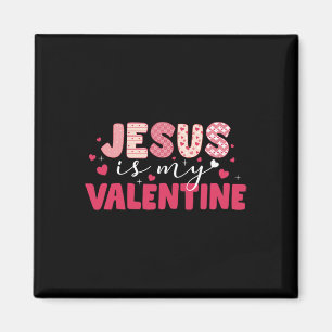 Jesus ist mein Valentinstag-Herz V-Day Christliche Magnet