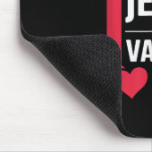 Jesus ist mein Valentinstag Mousepad (Ecke)