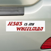 JESUS ist mein WHEELMAN Autoaufkleber (Auf Auto)