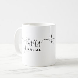 Jesus ist meine allklassische Tasse, 11 oz Kaffeetasse