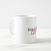 Jesus ist meine CEO-Tasse Kaffeetasse (Vorderseite Links)
