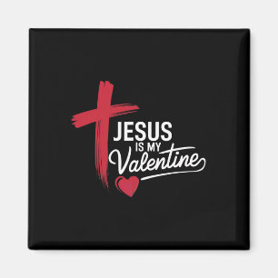 Jesus ist meine Christliche Liebe des Valentins Magnet