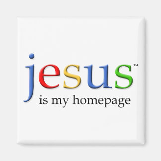 Jesus ist meine Homepage Magnet