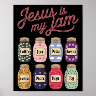 Jesus ist meine Jam Faith Hope Liebe beten Peace J Poster
