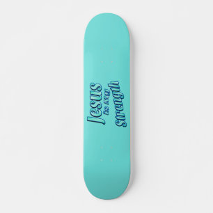 Jesus ist meine Kraft-Minze Skateboard