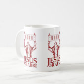 Jesus ist meine Rabbiner-Tasse Kaffeetasse (Vorderseite Links)