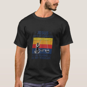 Jesus ist meine Retter-Fischerei ist meine Therapi T-Shirt
