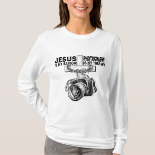 Jesus ist meine Retter-Fotografie ist meine Therap T-Shirt