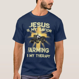 Jesus ist meine Retter-Landwirtschaft ist mein The T-Shirt