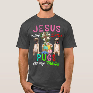 Jesus ist meine Retter Möpsen sind meine Therapie T-Shirt