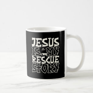 Jesus ist meine Rettungsgeschichte Christlicher Bi Kaffeetasse