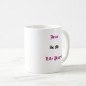 Jesus ist meine Schwimmweste-Tasse Kaffeetasse (VorderseiteRechts)