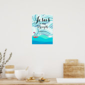 Jesus ist meine Stärke Poster (Küche)