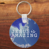 Jesus ist mit Sky Stars Phantastisch Schlüsselanhänger (Vorderseite)