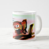 Jesus ist möglich Jumbo-Tasse (Vorderseite Rechts)