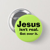 Jesus ist nicht wirklich button (Vorne & Hinten)