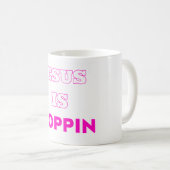 Jesus ist Poppin Classic Tasse Version 1 (VorderseiteRechts)