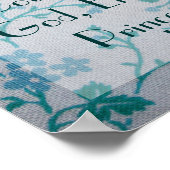 Jesus ist Prinz der Friedensbibel Vers Isaiah 9:6 Poster (Ecke)