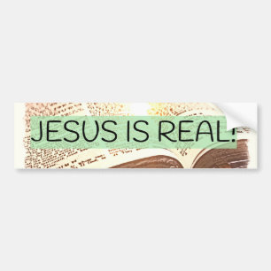 JESUS IST REAL! AUTOAUFKLEBER