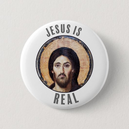 Jesus ist real button (Vorderseite)