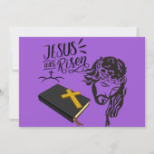 Jesus ist Risen Einladung (Vorderseite)