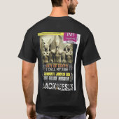 JESUS IST SCHWARZKENYA Basic Dunkle T - Shirt (Rückseite)