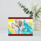 Jesus ist so postkarte (Stehend Vorderseite)