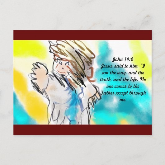 Jesus ist so postkarte (Vorderseite)