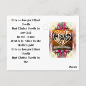 JESUS ist & The Comforter ...Postcard Postkarte (Rückseite)